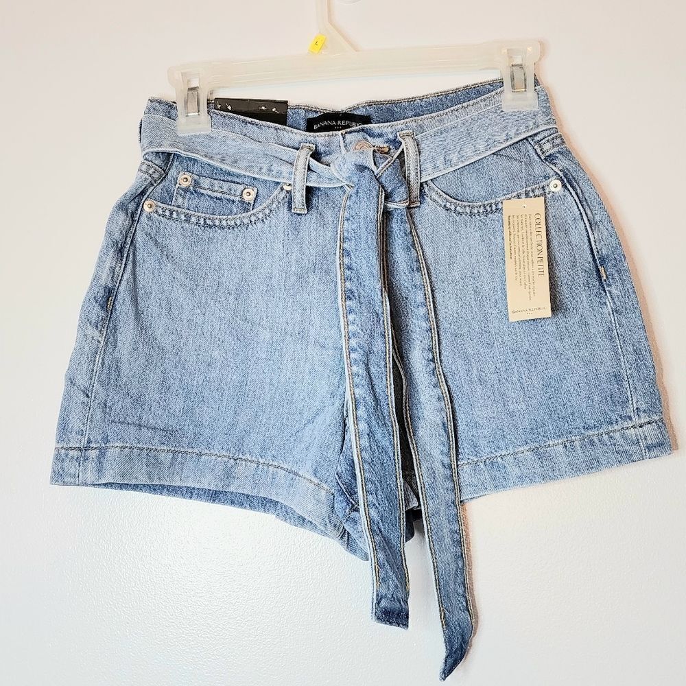 Banana Republic factory shorts new with tags denim jean women's size 24P